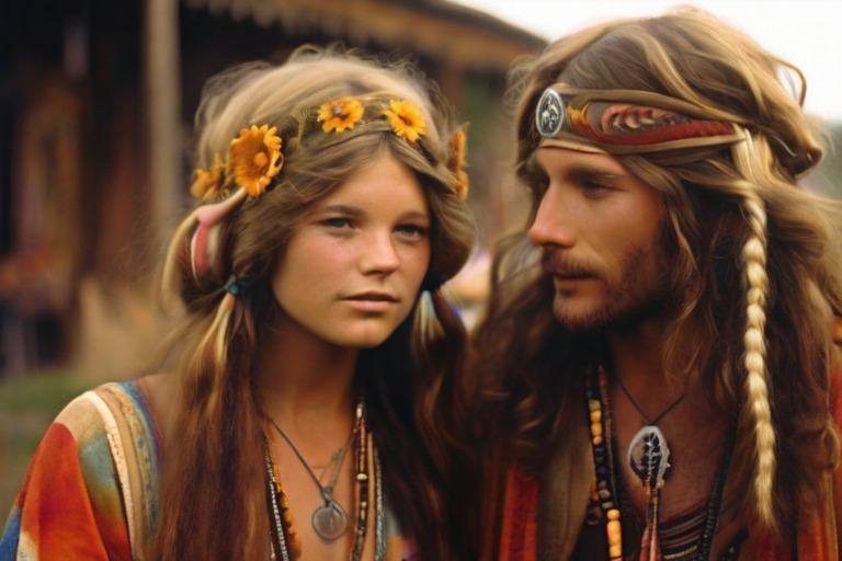 How Do Hippies Wear Their Hair