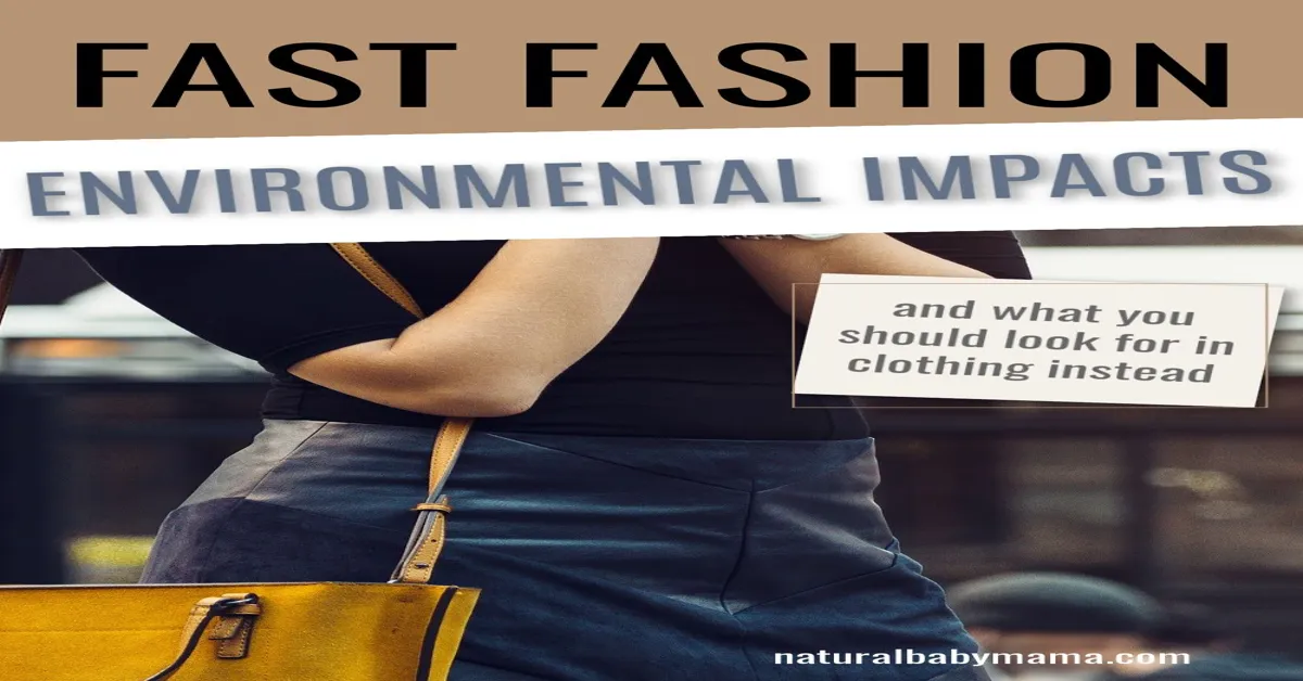 fashion effects on the environment